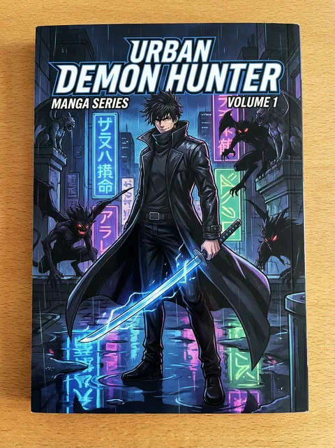 禁漫天堂 - 新作漫画《都市猎魔人》封面